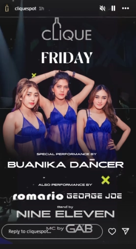 CLIQUE SPOT JAKARTA - NTER FRIDAY