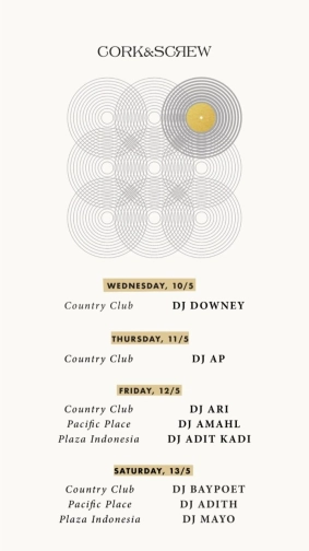 CORK&SCREW PLAZA INDONESIA - FRIDAY