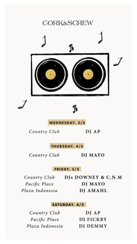 CORK&SCREW COUNTRY CLUB - WEDNESDAY