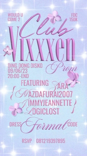 DING DONG DISCO JAKARTA - CLUB VIXXXEN