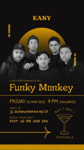 SPEAKEASY JAKARTA - FUNKY MONKEY