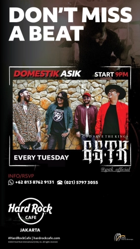 HARD ROCK CAFE JAKARTA - DOMESTIK ASIK