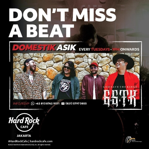 HARD ROCK CAFE JAKARTA - DOMESTIK ASIK