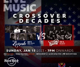 HARD ROCK CAFE JAKARTA  CROSSOVER DECADES