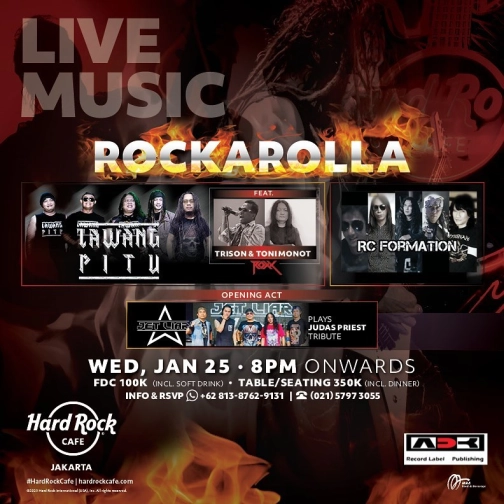 HARD ROCK CAFE JAKARTA - ROCKAROLLA