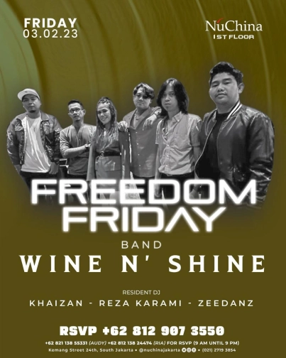 NU CHINA JAKARTA - FREEDOM FRIDAY