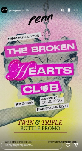 PENN KEBAYORAN BARU - THE BROKEN HEART CLUB