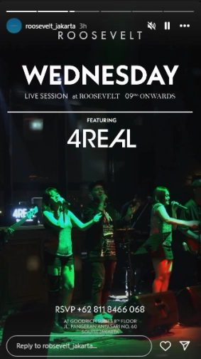 ROOSEVELT JAKARTA - WEDNESDAY