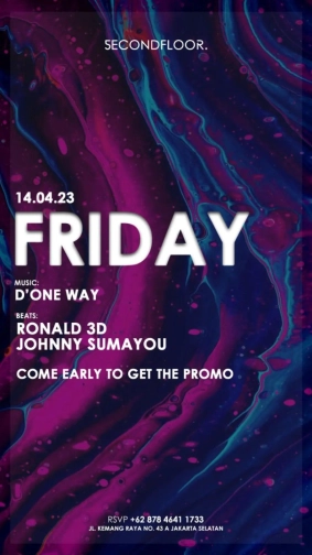 SECONDFLOOR BAR & LOUNGE JAKARTA - FRIDAY