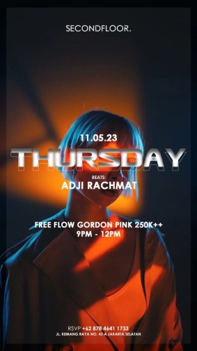 SECONDFLOOR BAR & LOUNGE JAKARTA - THURSDAY