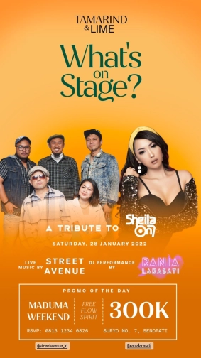 TAMARIND AND LIME JAKARTA - A TRIBUTE TO SHEILA ON 7