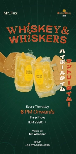 MR FOX JAKARTA - Whiskey & Whiskers