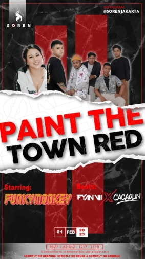 SOREN JAKARTA - PAINT THE TOWN RED 