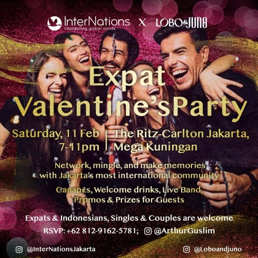 LOBO & JUNO JAKARTA - Expat Valentine’s Party