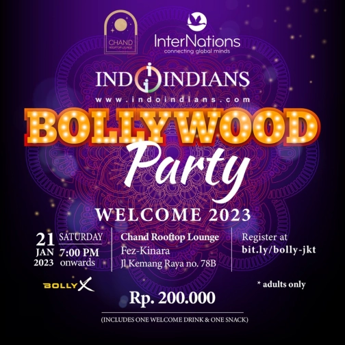 CHAND ROOFTOP LOUNGE JAKARTA - Bollywood Dance Party