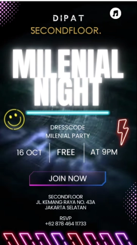 SECONDFLOOR BAR & LOUNGE JAKARTA - MILENIAL NIGHT