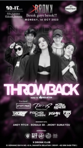 XDRONK JAKARTA - THROWBACK