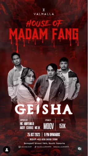 VALHALLA JAKARTA - HOUSE OF MADAM FANG (GEISHA)