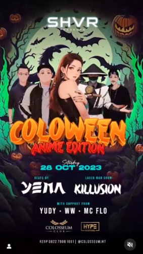 COLOSSEUM JAKARTA - COLOWEEN ANIME EDITION