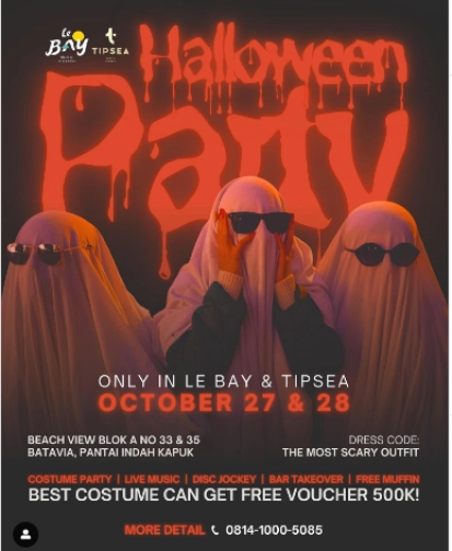 TIPSEA BEACH LOUNGE JAKARTA - HALLOWEEN PARTY