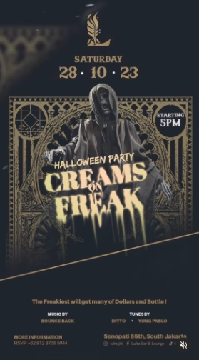 LUFRE BAR & LOUNGE SENOPATI - CREAMS ON FREAK