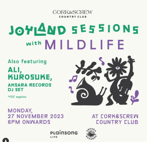 CORK&SCREW COUNTRY CLUB - JOYLAND SESSIONS