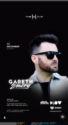 THE H CLUB SCBD JAKARTA -GARETH EMERY