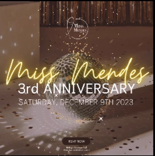 MISS MENDES RESTO JAKARTA - 3rd ANNIVERSARY!