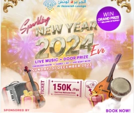 AL JAZEERAH LOUNGE JAKARTA  SPARKLING NEW YEAR 2024 EVE