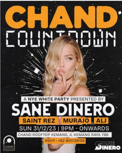 CHAND ROOFTOP LOUNGE JAKARTA - CHAND COUNTDOWN