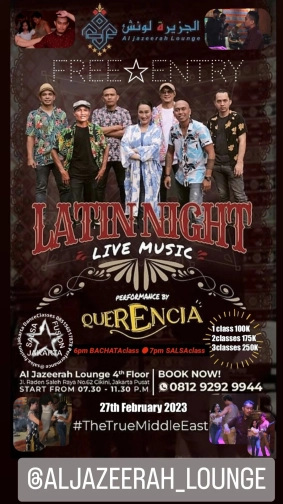 AL JAZEERAH LOUNGE JAKARTA - LATIN NIGHT