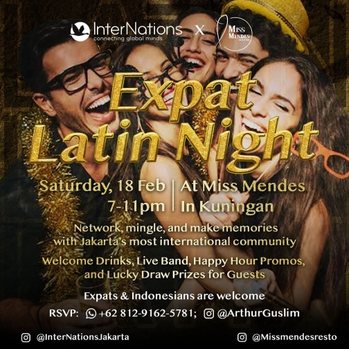 MISS MENDES RESTO JAKARTA - EXPAT LATIN NIGHT