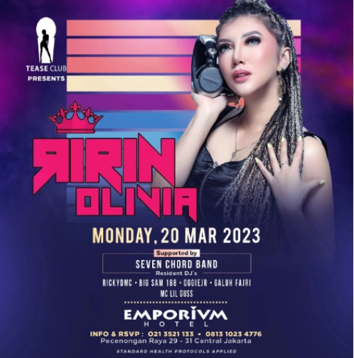 EMPORIUM TEASE CLUB JAKARTA - RIRIN OLIVIA