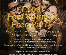 MISS MENDES RESTO JAKARTA  EXPAT FEEL YOUNG  FREE PARTY