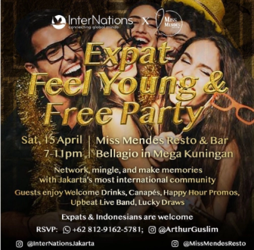 MISS MENDES RESTO JAKARTA - EXPAT FEEL YOUNG & FREE PARTY