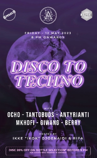 AM LOUNGE JAKARTA - DISCO TO TECHNO 