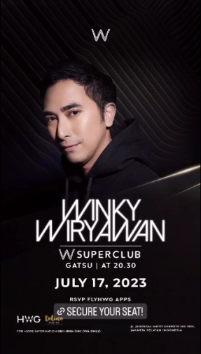 W SUPERCLUB GATSU JAKARTA - WINKY WIRYAWAN