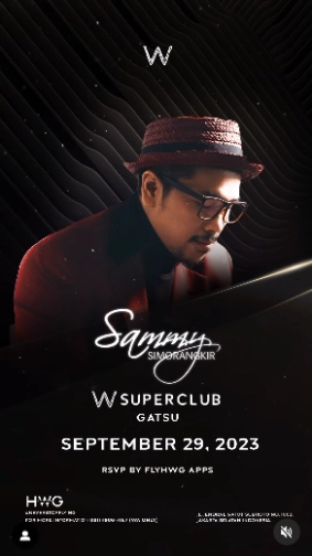 W SUPERCLUB GATSU JAKARTA - SAMMY SIMORANGKIR