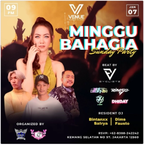 VENUE JAKARTA - MINGGU BAHAGIA