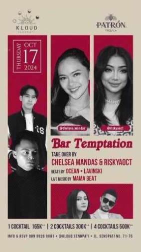 KLOUD SKY DINING & LOUNGE JAKARTA - BAR TEMPTATION