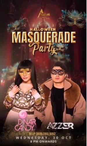 AMETHYST CLUB JAKARTA - HALLOWEEN MASQUERADE PARTY