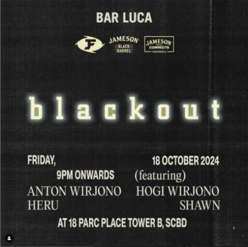 BAR LUCA JAKARTA - FRIDAY