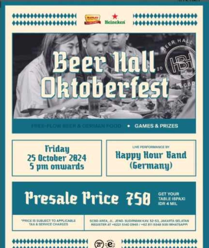 BEER HALL SCBD - OCTOBER FEST