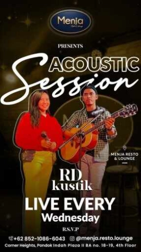 MENJA RESTO PONDOK INDAH - ACOUSTIC SESSION