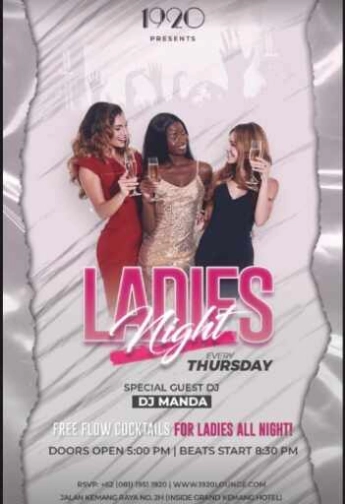 1920 LOUNGE KEMANG - LADIES NIGHT