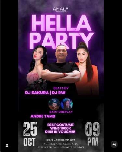 AMALFI JAKARTA - HELLA PARTY