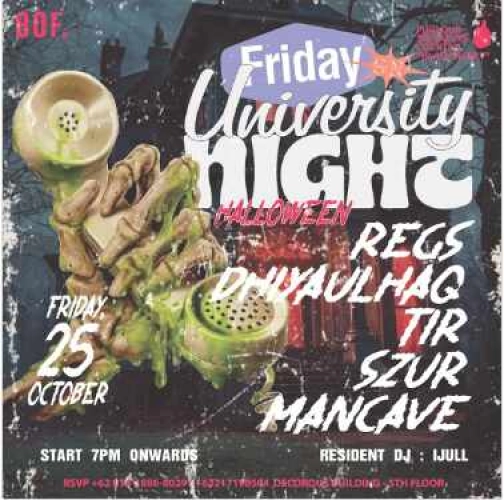 BACKROOM OF KEMANG - FRIDAY UNIVERSITY NIGHT