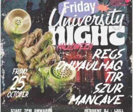 BACKROOM OF KEMANG  FRIDAY UNIVERSITY NIGHT