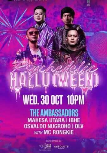 EMBASSY JAKARTA - PSYCHEDELIC HALLOWEEN