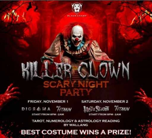 BLACK CHAMP JAKARTA - SCARY NIGHT PARTY